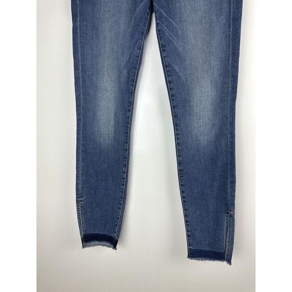 Good American Good Legs High Rise Split Hem Crop Skinny Jeans Womens Size 6 / 28 - Picture 5 of 13